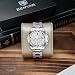 Imagen de BENYAR Relojes Hombre Cronografo Analógico Impermeable Relojes de Pulsera Luminoso Fecha Negocios Casual Diseñador Reloj Hombre Banda de Acero Inoxidable Regalo Elegante
