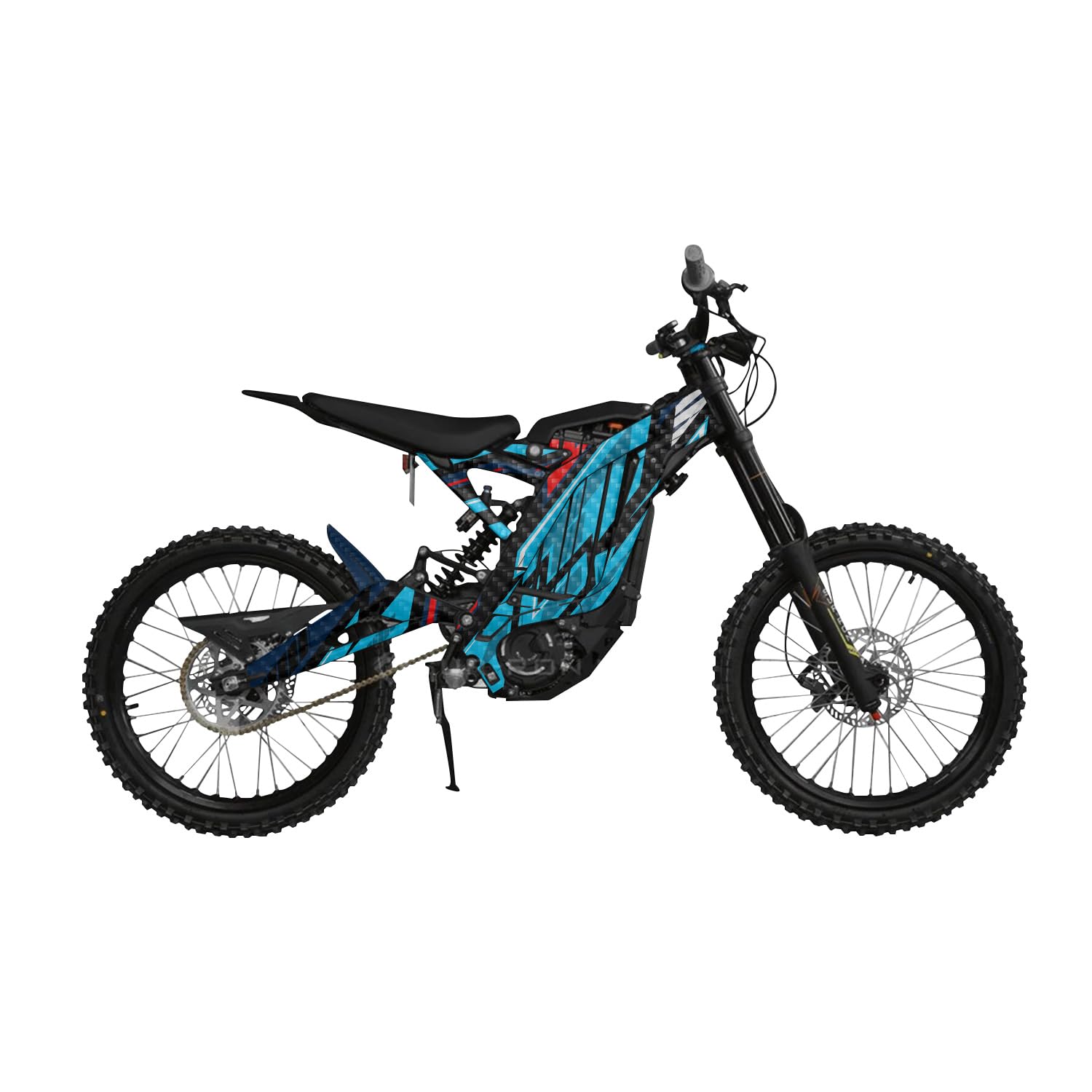 Carbon Fiber Surron Light Bee Graphics Kit Wrap - Urbancore - Sur-Ron Skin - Premium 3M Vinyl Protective Wrap Decal Cover - Easy to Apply | Crafted in The USA by MightySkins