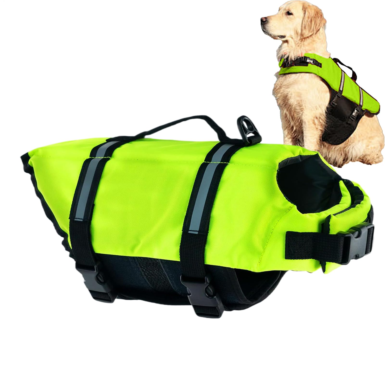 Gilet De Sauvetage Pour Chiens Ajustable Confortable Veste De Flottaison