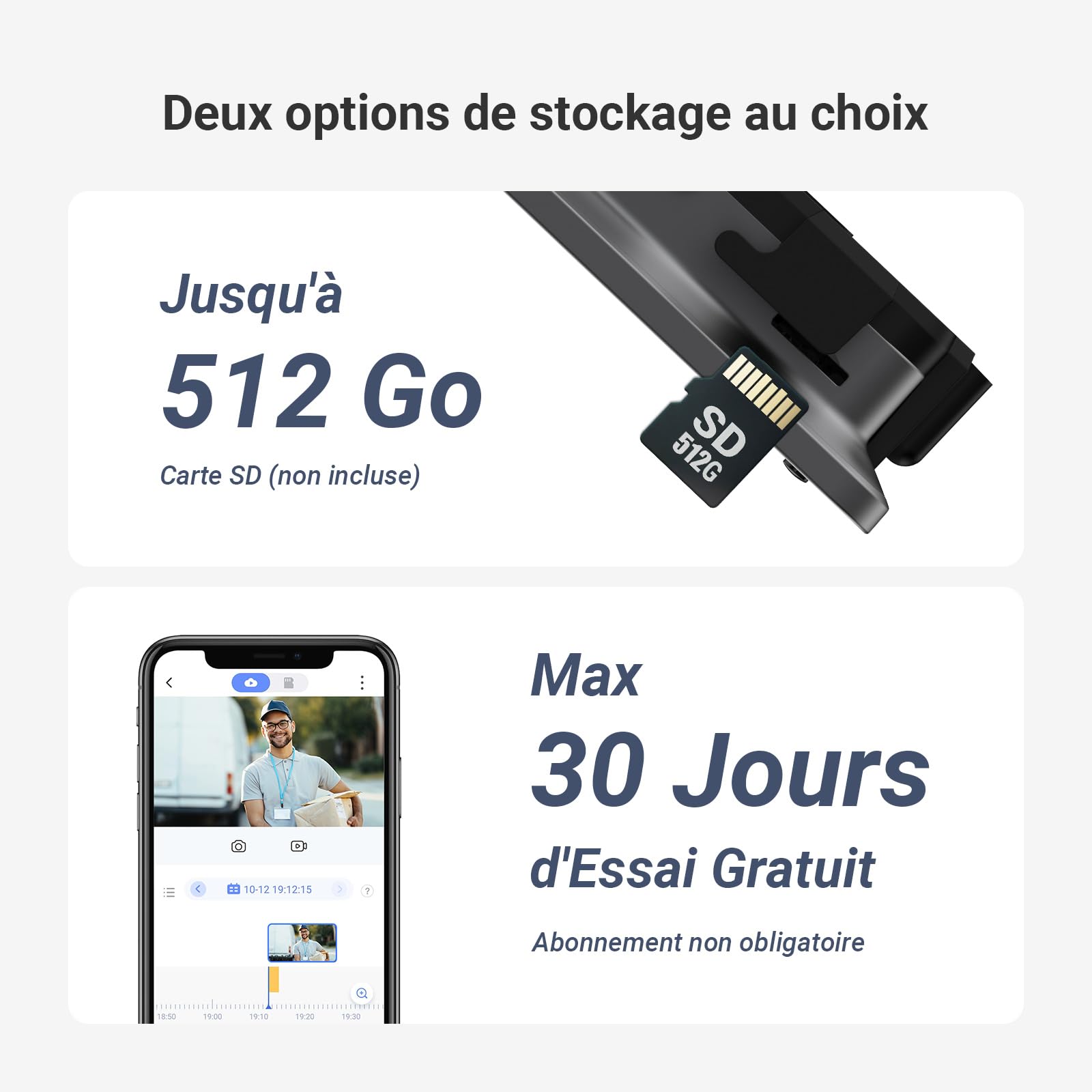 EZVIZ EP4 Argent Visiophone Connecté Interphone Vidéo 4K Écran Tactile 5,5 Reconnaissance Faciale IA Batterie 7100mAh