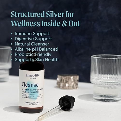Miniatura 2 de Líquido de plata coloidal, agua de plata estructurada con 30 ppm de plata coloidal pH equilibrado para el sistema inmunológico diario y el apoyo