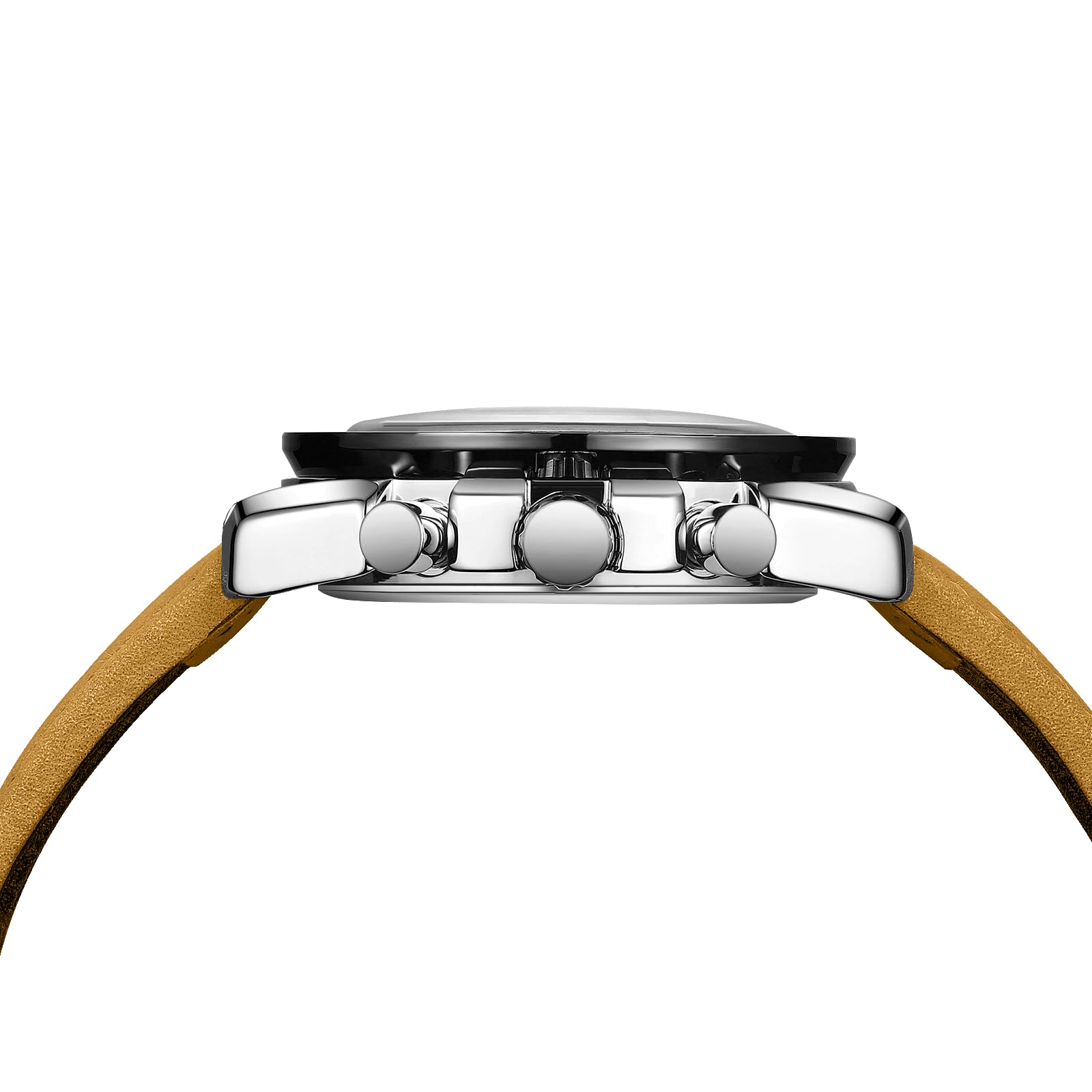 LN LENQIN Orologio Uomo Analogico Al Quarzo Da Polso Impermeabile 30M Con Datario - Orologio Da Lavoro Alla Moda in Pelle