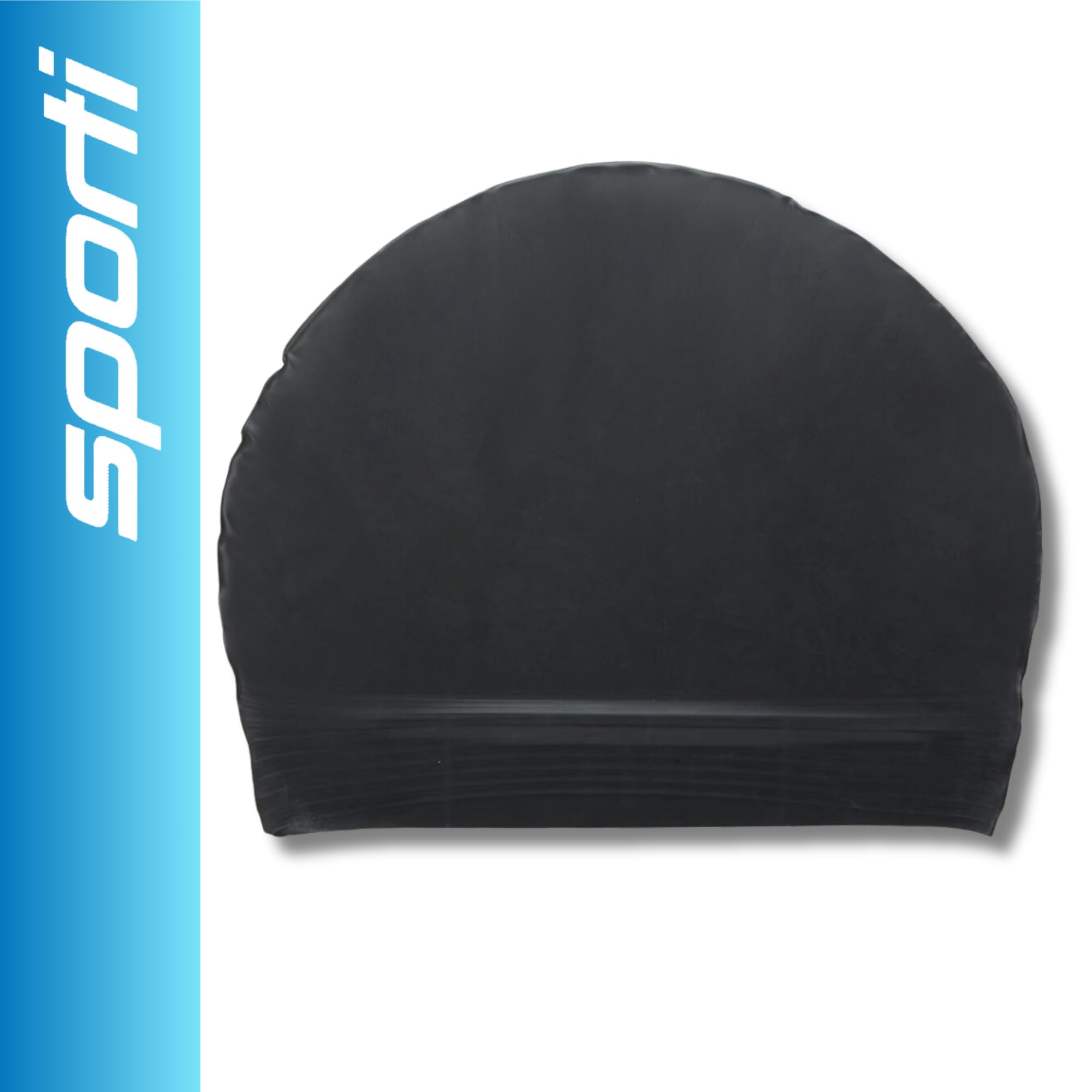 Sporti Siltex Swim Cap - Black