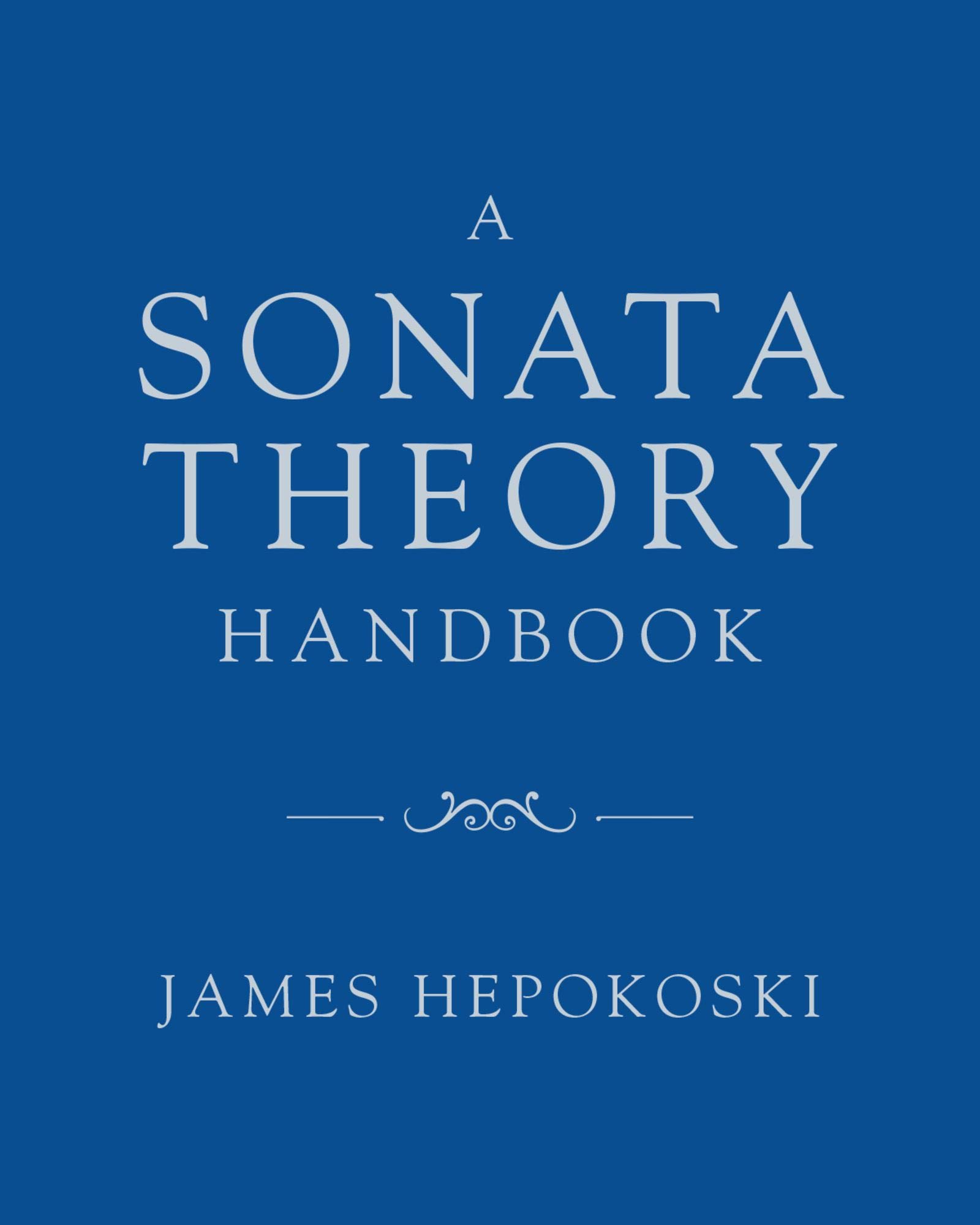 A Sonata Theory Handbook livre anglais pour étudier au calme chez soi