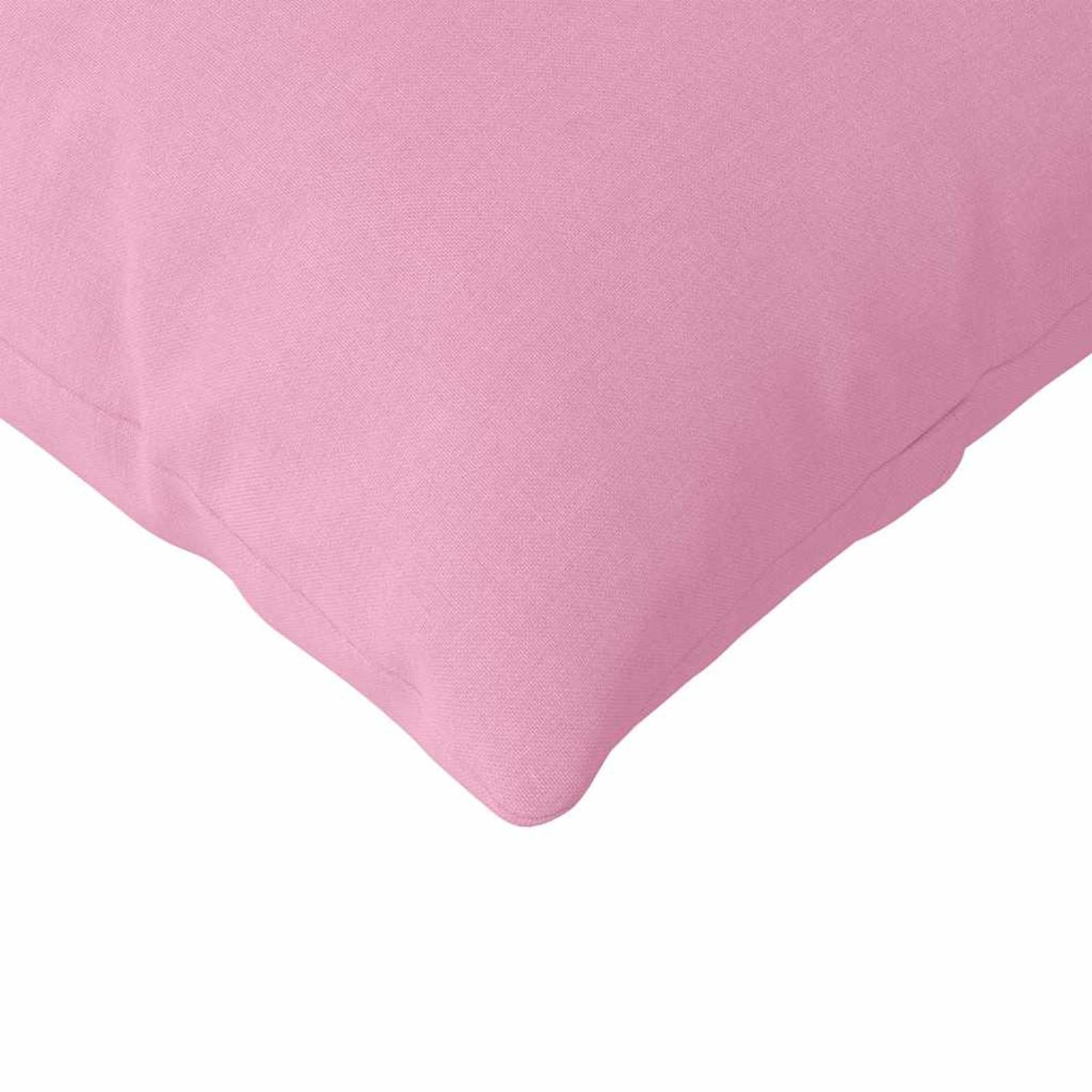 Cuscini per divano, 2 pezzi, rosa, 120 x 40 x 20 cm, rivestimento in tessuto sfoderabile, imbottitura in poliestere, per arredamento moderno