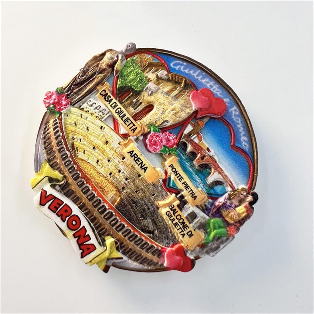 Magnete 3D Mentone Francia – Souvenir Turistico In Resina, Fatto A Mano, Regalo Idea Per Cucina - 2