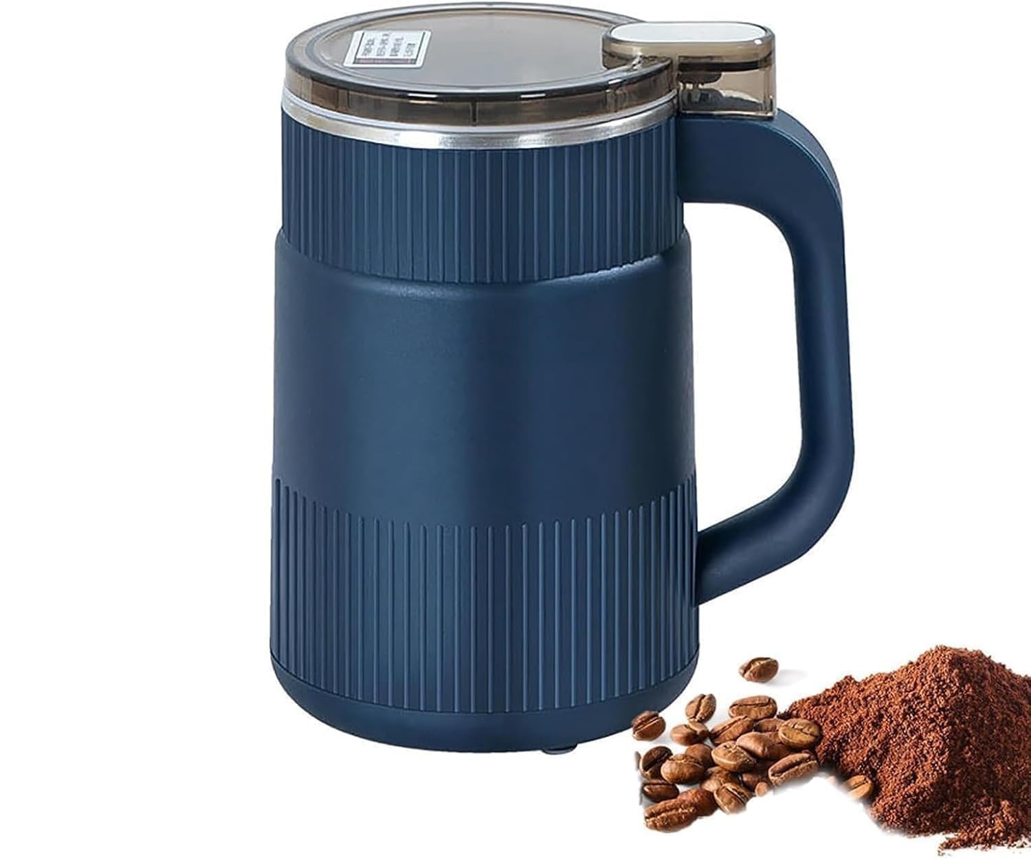 Electric Spice Grinder Electric Stainle Coffee Grinder Herbs Spices Nuts Grain Grinder Portable Bean Electric New Coffee Spice Grinder Coffee Grinder with Handle Food Processor-image-43