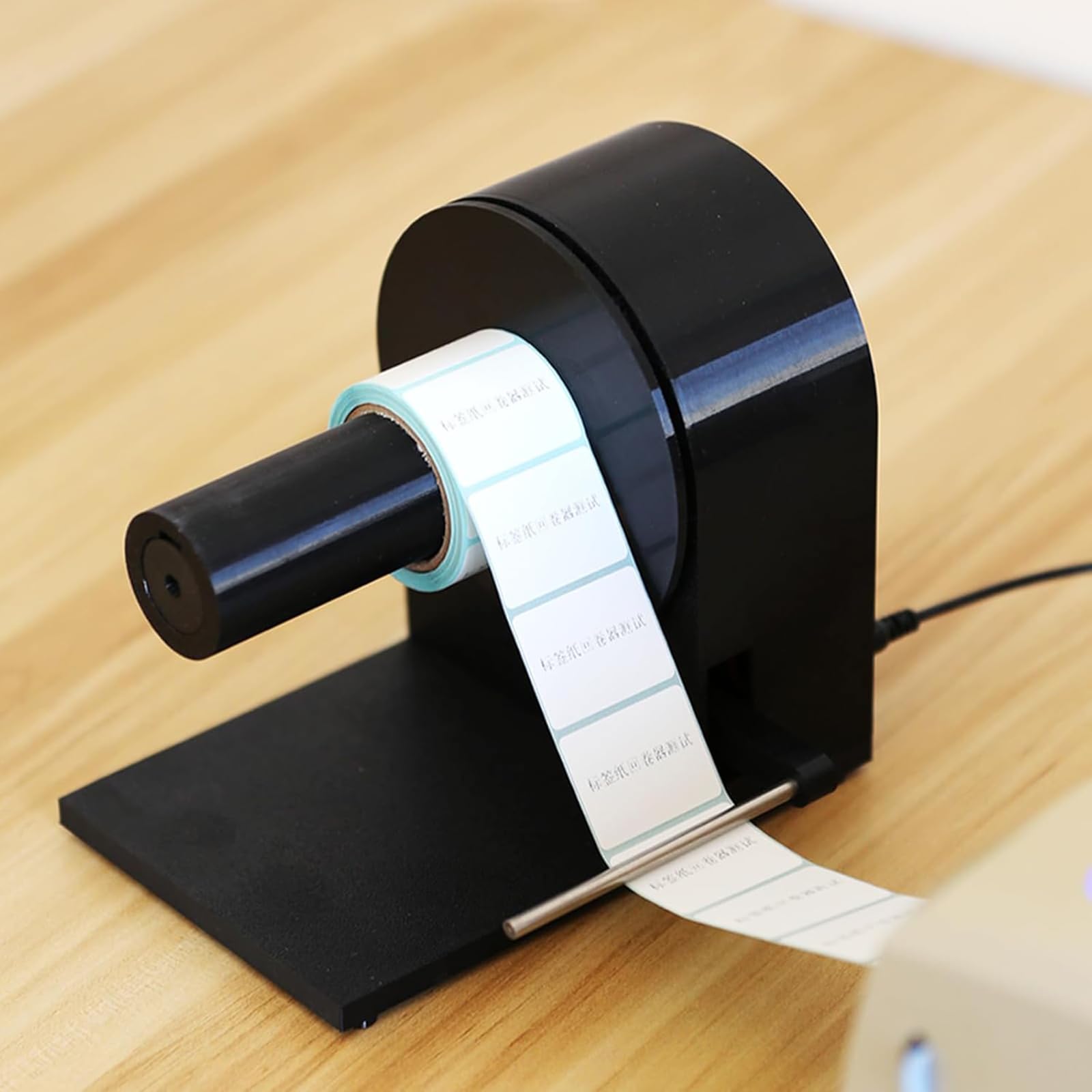 Automatyczna nawijarka etykiet, elektryczna maszyna do nawijania etykiet wewnętrznych, średnica rolki 25 mm / 40 mm / 76 mm, szerokość rolki 110 mm, do etykiet odzieży, kodów kreskowych