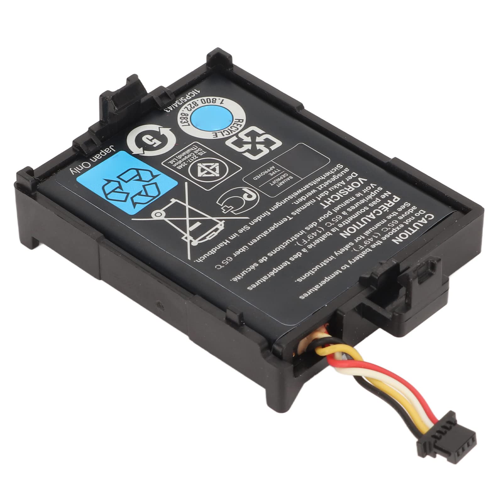 VBESTLIFE Controlador Raid T40JJ 70K80 3,7 V 1,8 WH 500 MAh Batería de Iones de Litio para DELL PERC Raid H710 H710P H730 H810 H830, para PowerEdge M620 R320 R420 R520 R620 R720