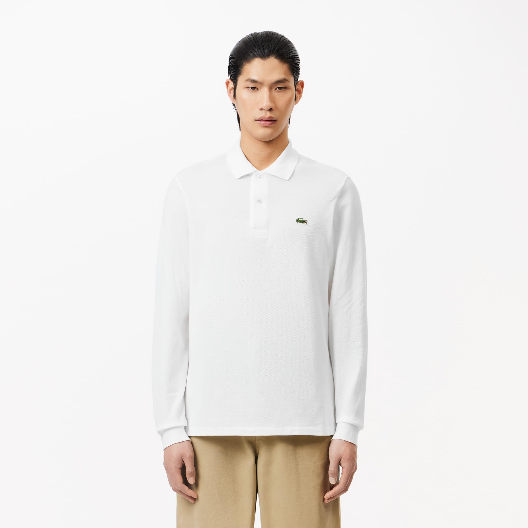 Lacoste Herren Poloshirt, Weiß (Blanc), XL (Herstellergröße: 6)