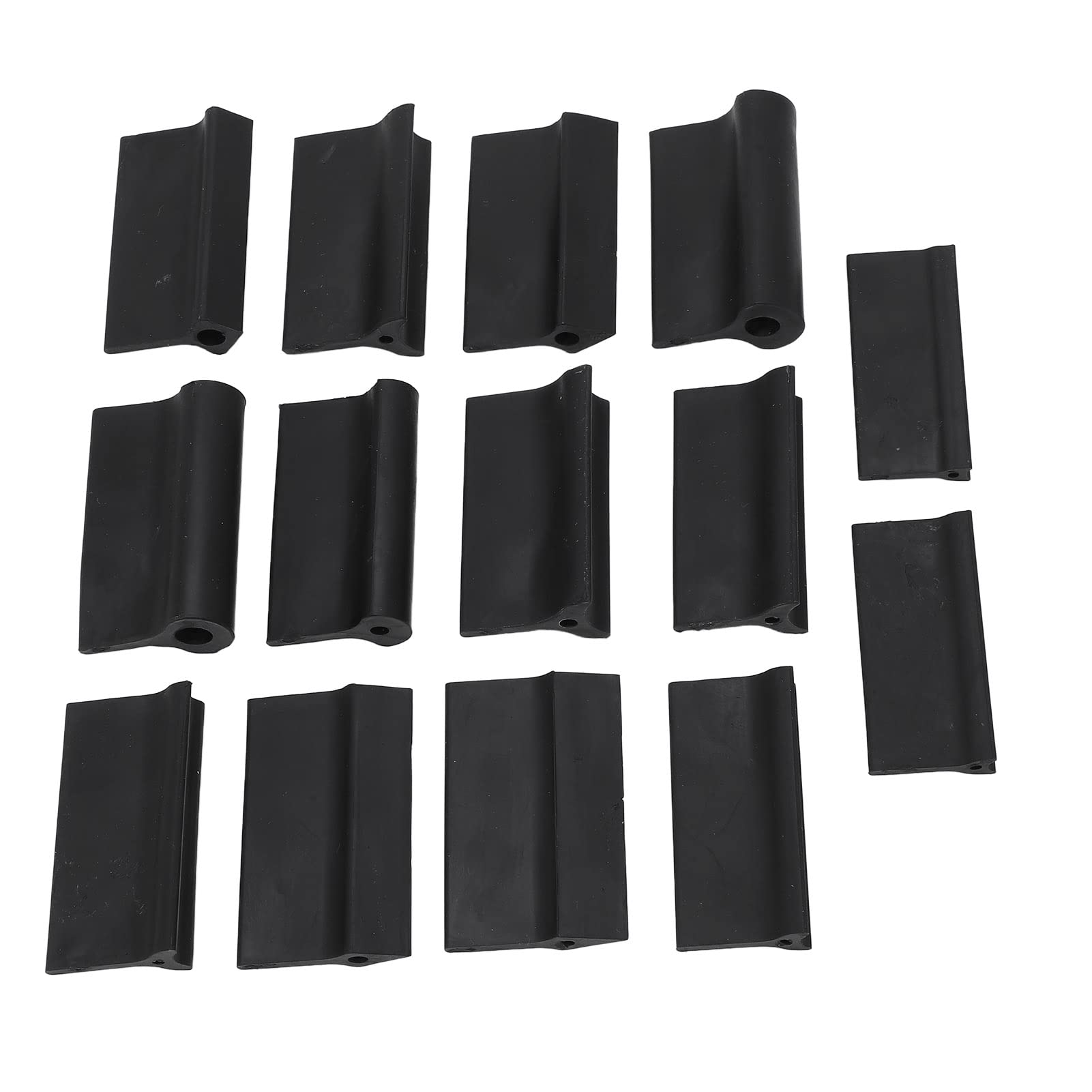 14 Bloques De Lijado De Goma Flexible - Para Pulir Contornos Y Curvas En Madera