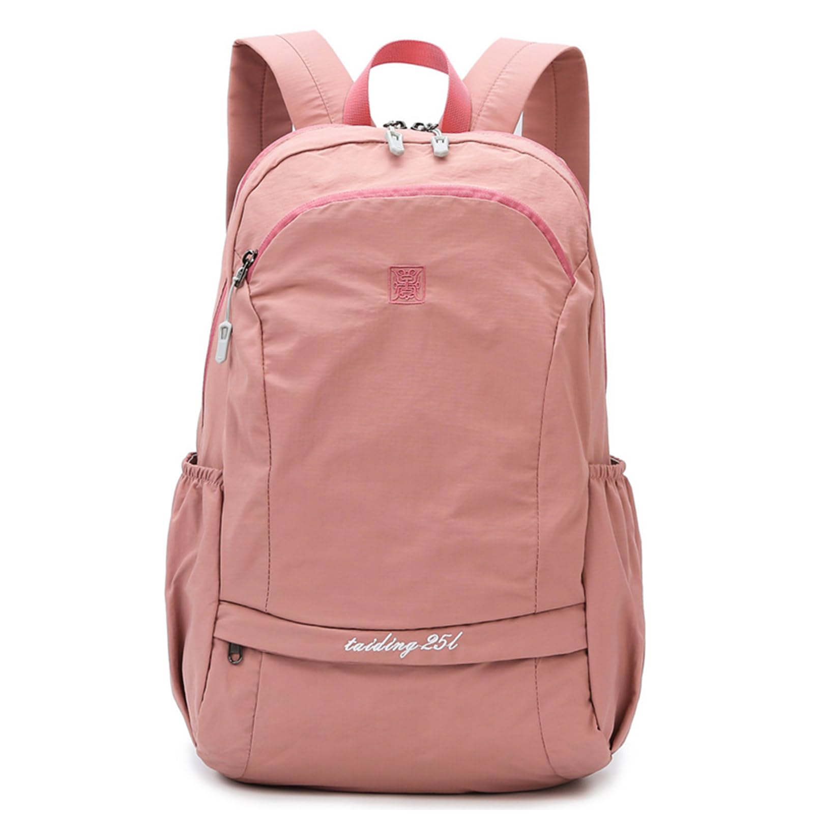 Zaino da Trekking Zaino Pieghevole 25L Leggero Impermeabile Zaino Hiking Backpack per Donna Uomo Ciclismo Viaggio Sport Uso Quotidiano Rosa