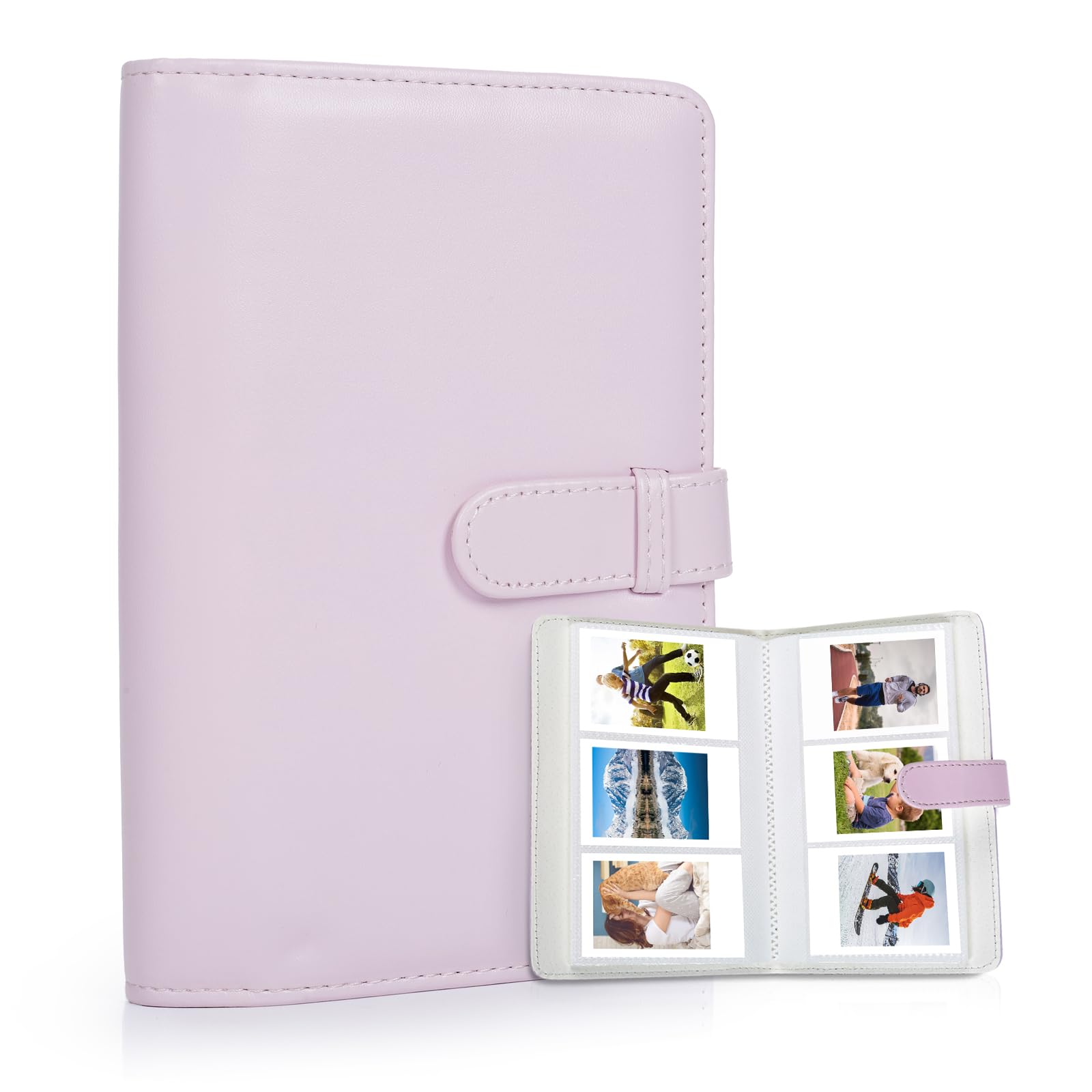 Riosin 108 Pockets Mini Album Compatible with Fujifilm Instax Mini film, Suitable for Instax Mini 12/11/7+/9/Evo/Link 2, 2x3"Photo Album for Canon ivy