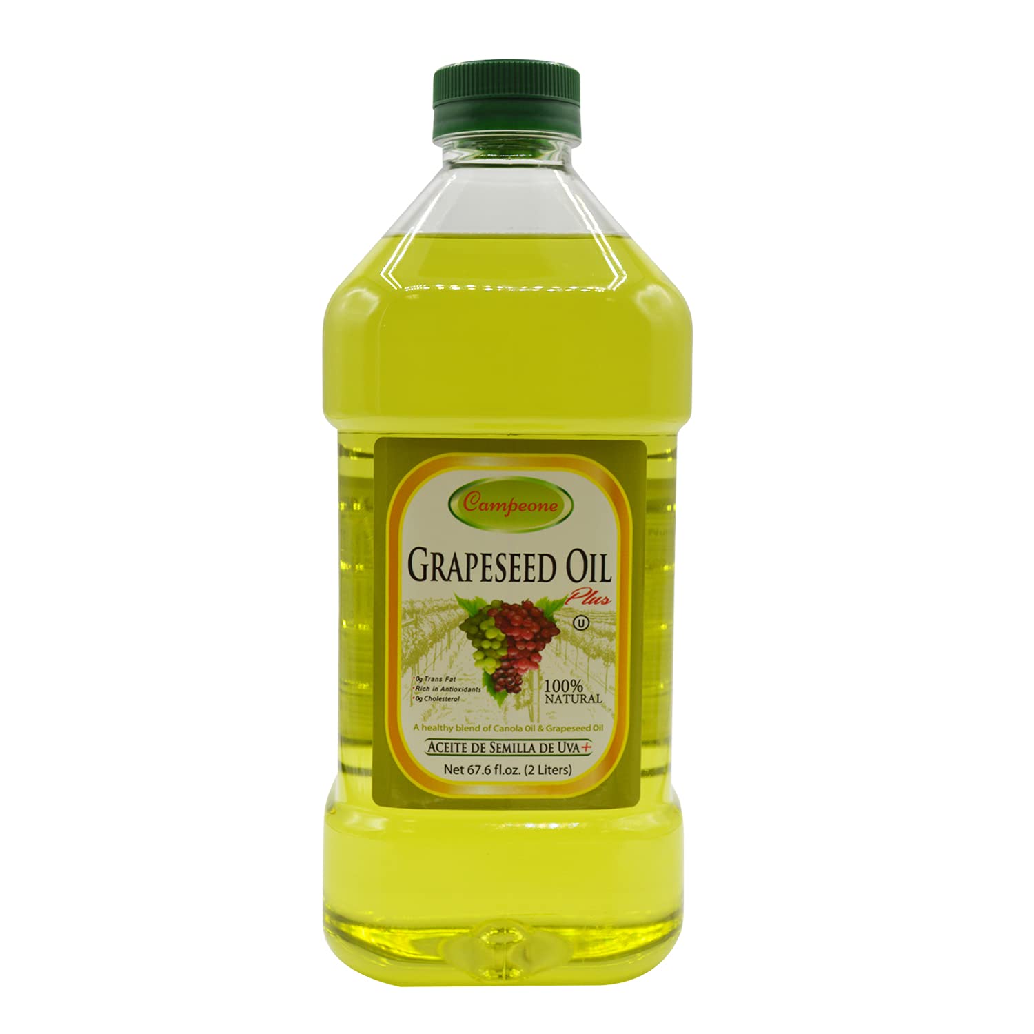 Buy Campeone Natural Grapeseed Oil Plus for Sauteing, Grilling and