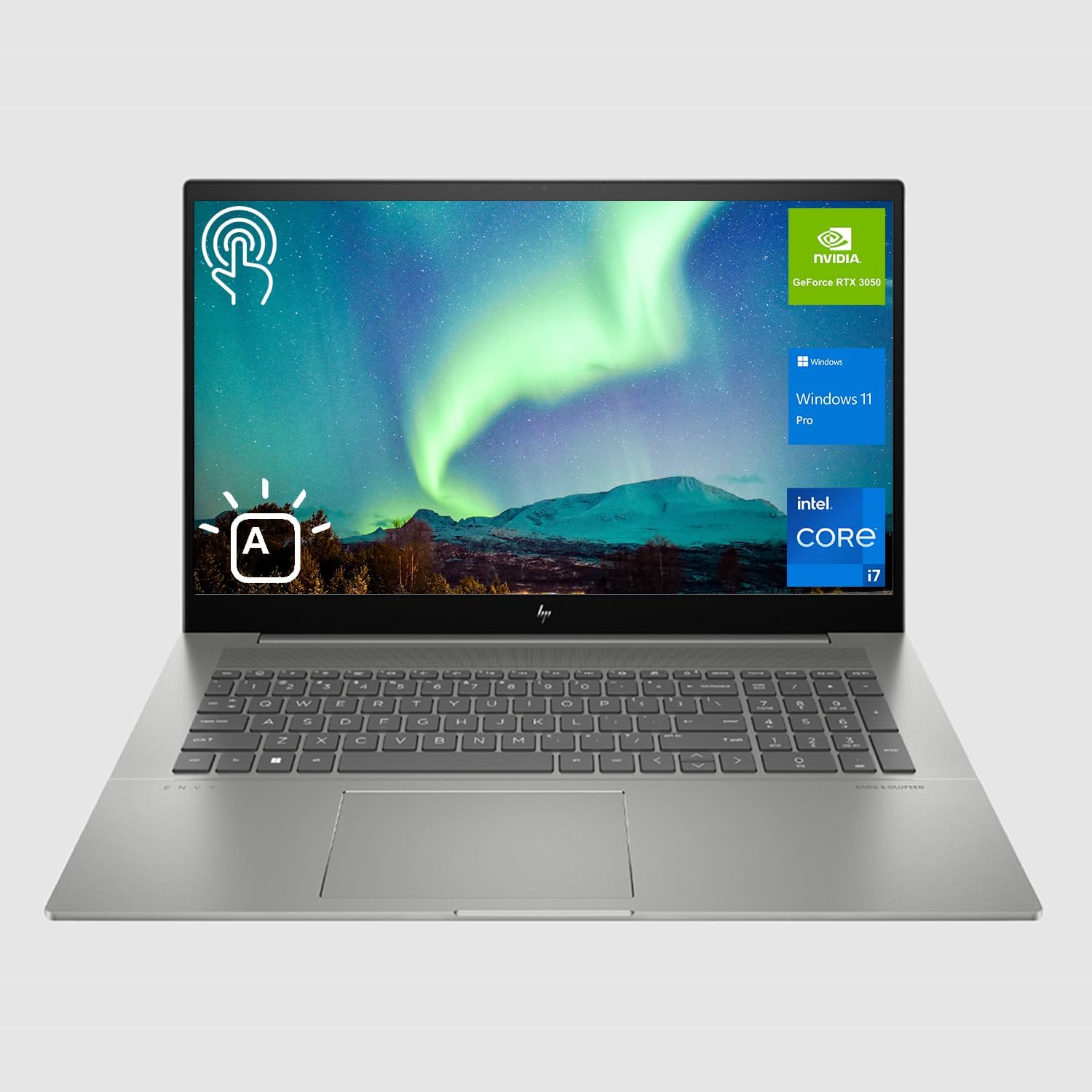 HP Envy Business Laptop, 17.3″ FHD Touchscreen, Intel Core i7-1355U, NVIDIA GeForce RTX 3050, 64GB RAM, 2TB SSD, Backlit KB, IR Camera, Wi-Fi 6, Windows 11 Pro, Grey HP Envy Business Laptop, 17.3″ FHD Touchscreen, Intel Core i7-1355U, NVIDIA GeForce RTX 3050, 64GB RAM, 2TB SSD, Backlit KB, IR Camera, Wi-Fi 6, Windows 11 Pro, Grey