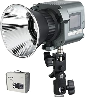 Amaran COB 60d 65W LED Video Ligh Output 5600K Bowens Mount Studio Daylight,CRI≥96 TLCI≥96,Built-in 8 Light Effects,APP Control,Multiple Power Supply Methods