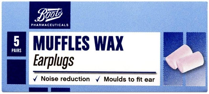 Boots Pharmaceuticals Muffle Wax Earplugs (5 Pairs)