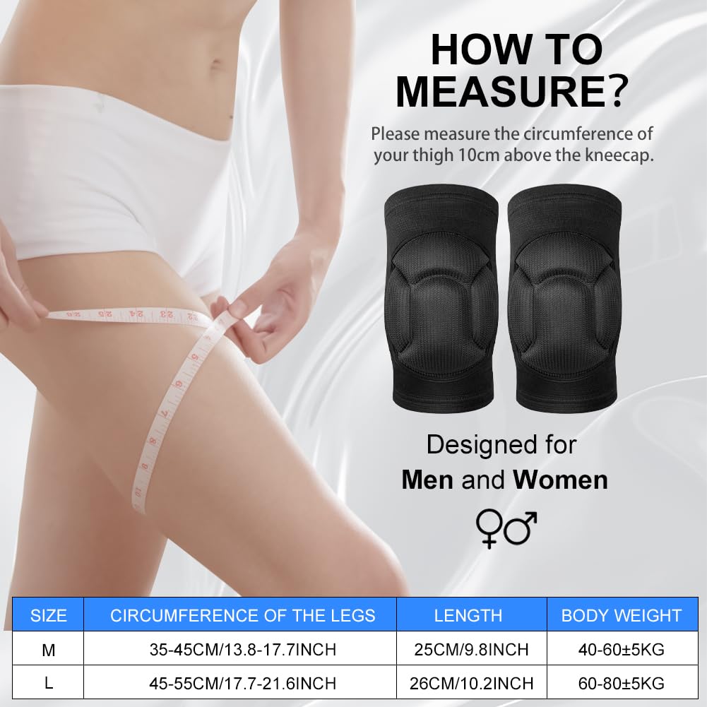 flintronic Genouillères de Protection 20 MM Épais Éponge Antidérapant pour Danse Volleyball Yoga Football Course