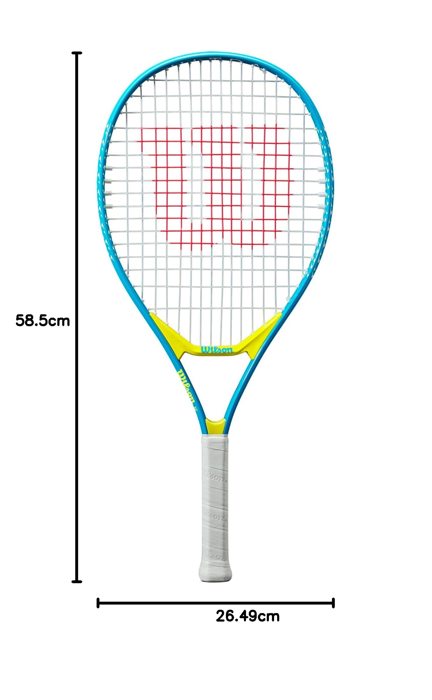 Wilson Ultra Power 23 Strung G Racchetta da Tennis Bambini Nero - Grigio