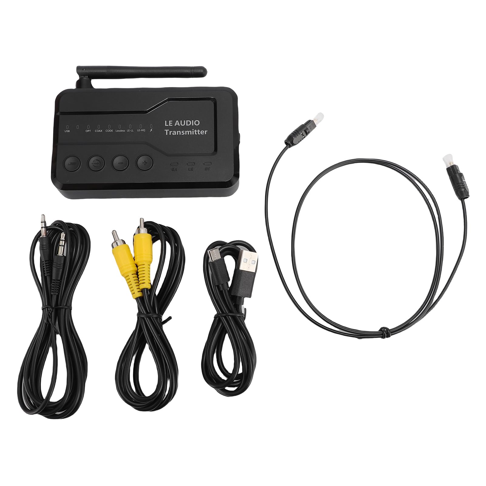 Gugxiom Émetteur Bluetooth 5.3 à Longue Portée pour Les écouteurs/Haut-parleurs TV/PC/Projecteur vers Wireless, Adaptateur Bluetooth pour la Télévision avec Une Fiche D'affichage