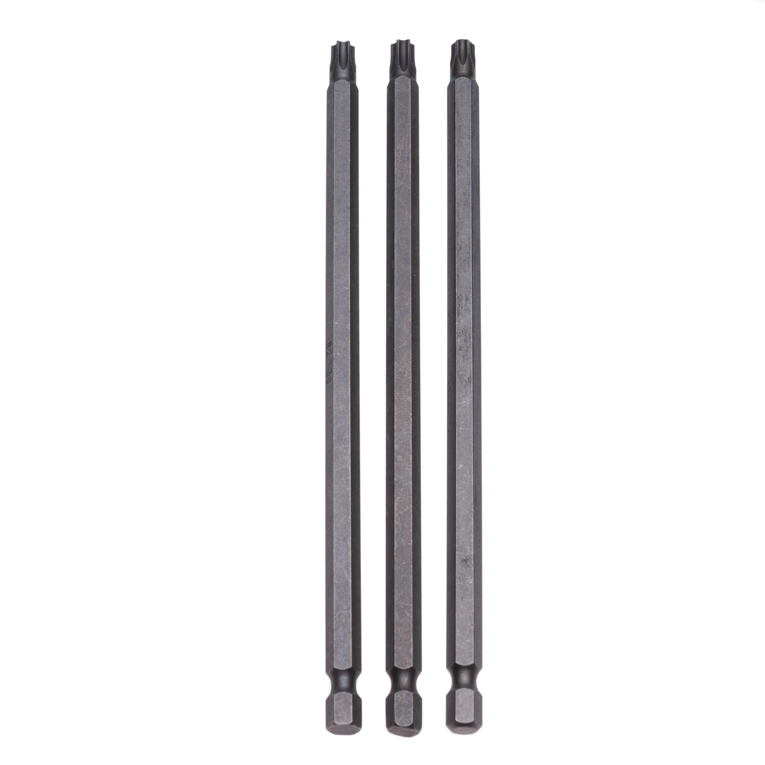 TX 30 Long Torx Bit, 30mm x 250mm Extralong Magnetic Security Screwdriver Bit, Forged S2 Steel Torx Head with Star Shaped Tip - Image 3