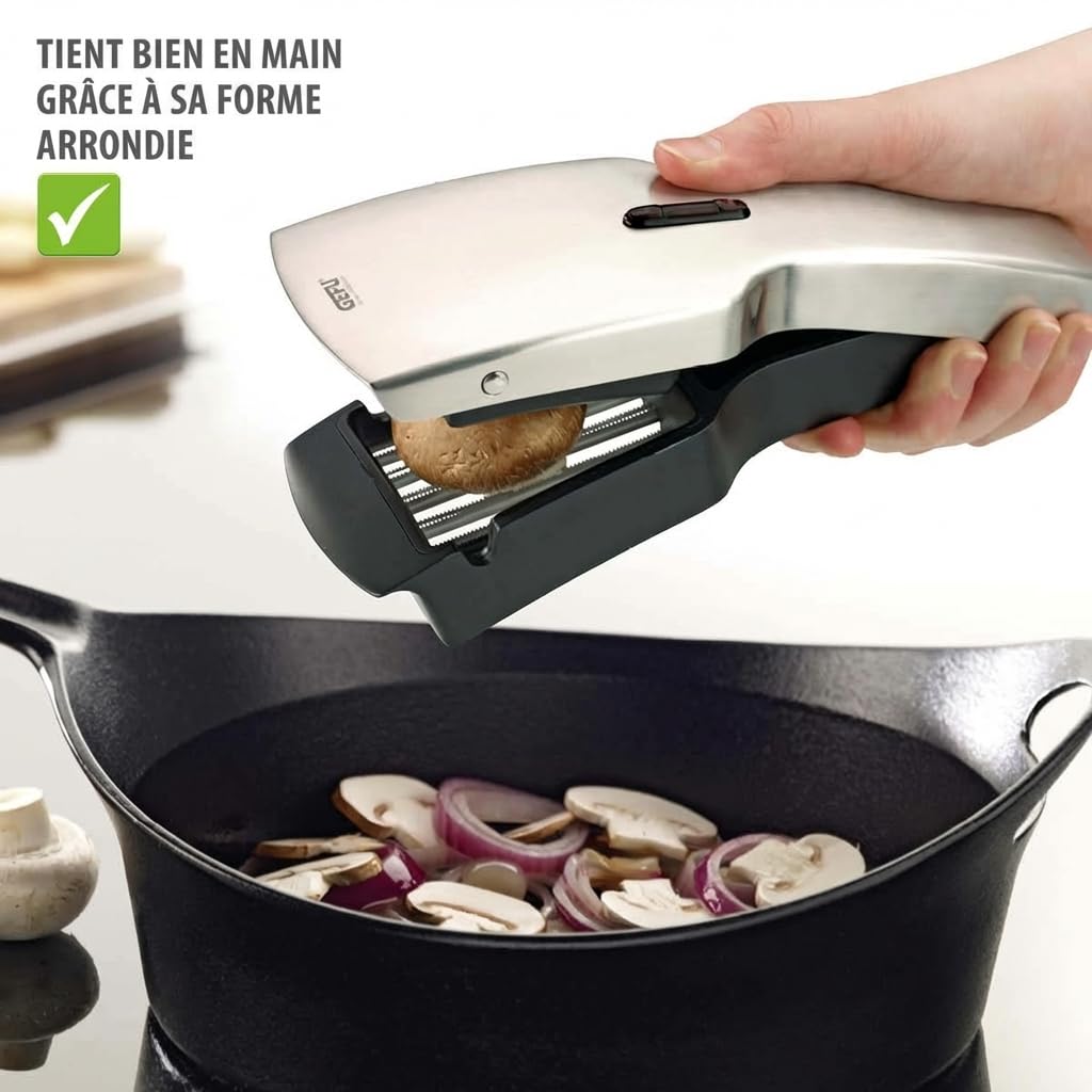 GEFU GE13420 Tari Trancheur Acier Inoxydable Inox 21,2 x 5,5 x 11,5 cm