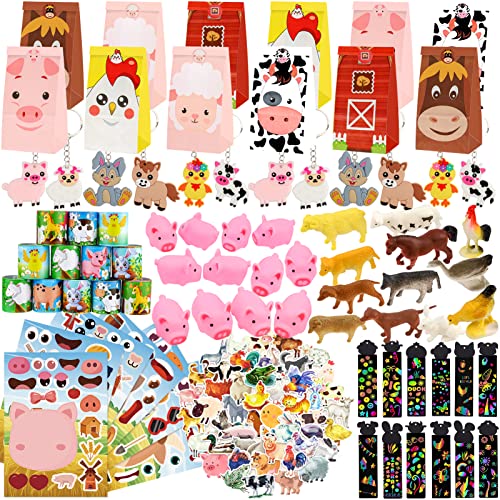 ANPHILE Farm Party Favors, 12 Pack Farm Animal Party Favors Decorations
