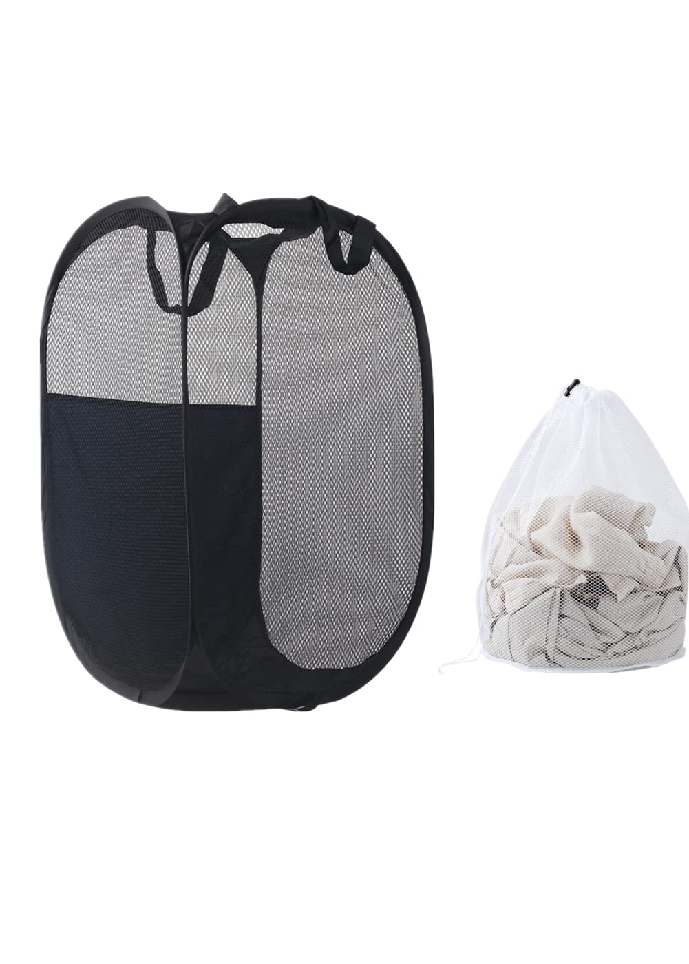 Buy ZHOUSTOU Pop up Laundry Baskets Large 60 Liters Pop Up Laundry Bin