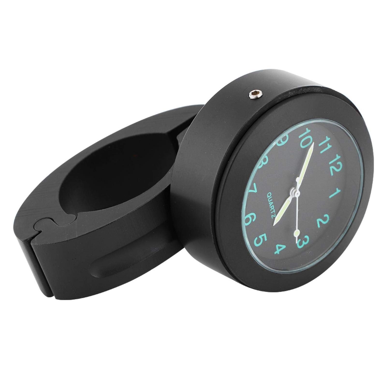 Orologio da manubrio, batteria incorporata, orologio da manubrio da moto da  22/25 mm, bici da moto per bicicletta da manubrio da 22 mm (0,9 pollici) /  25 mm (1 pollice)(Nero) : Amazon.it: Auto e Moto