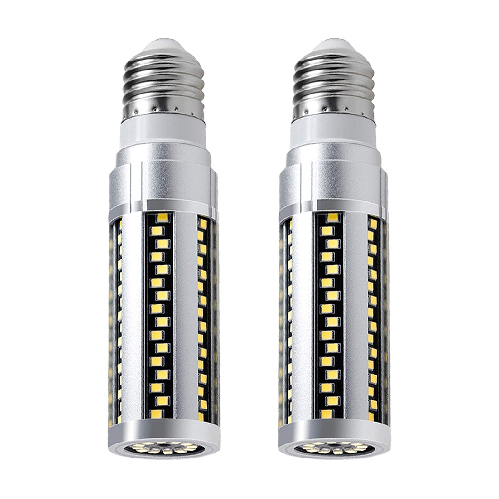 Żarówki LED E27 Śruba energooszczędna lampa,AC 100-277V 6000K Białe światło dzienne 2400 lumenów Kąt świecenia 360°,nieściemnialna żarówka do domu i biura(2 szt.)