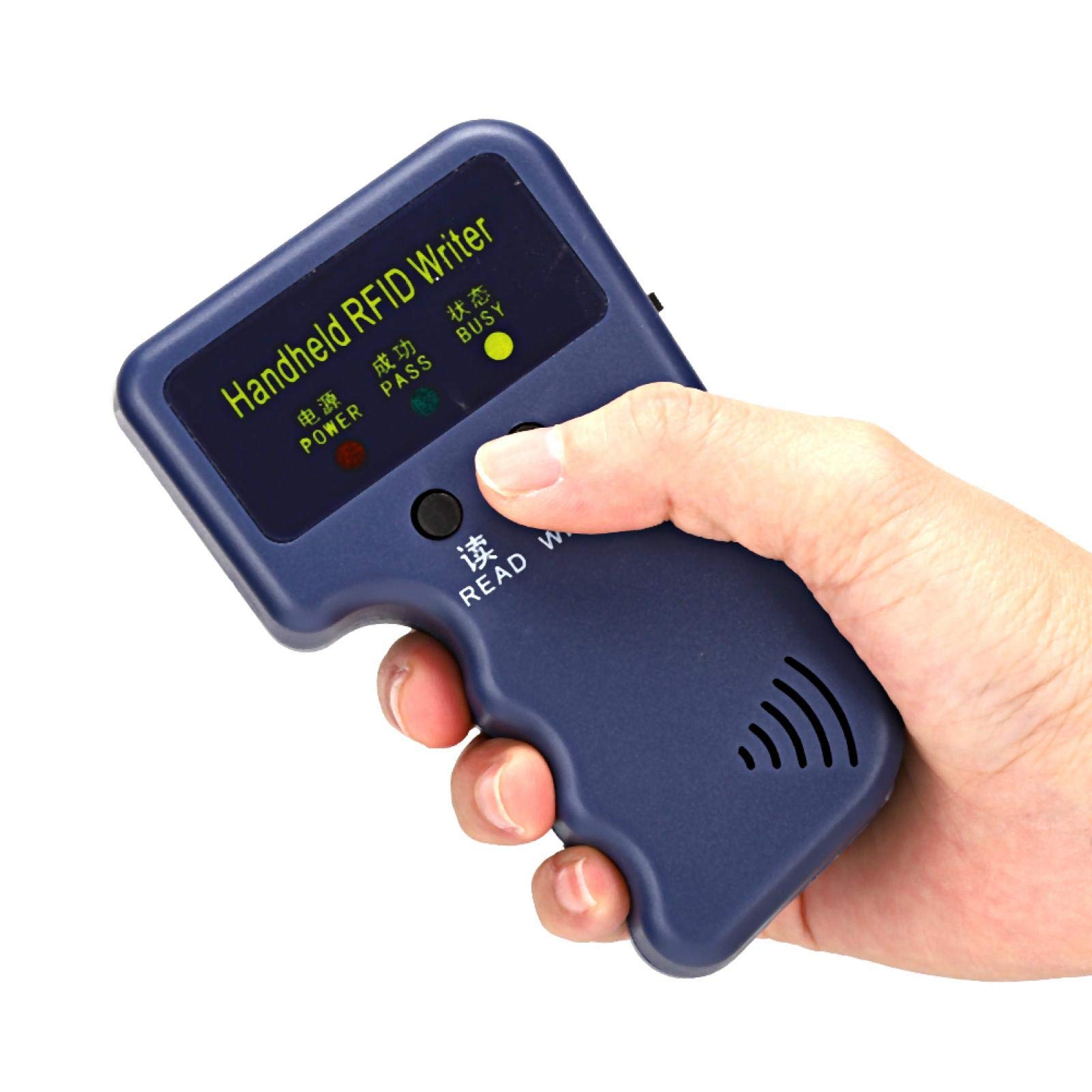 RFID Reader Writer, 125KHz 5W Clé de Poche Key Reader Reader Duplicator Copier ID Reader Reader Writer Programmer with 6 Keychain/6 Card