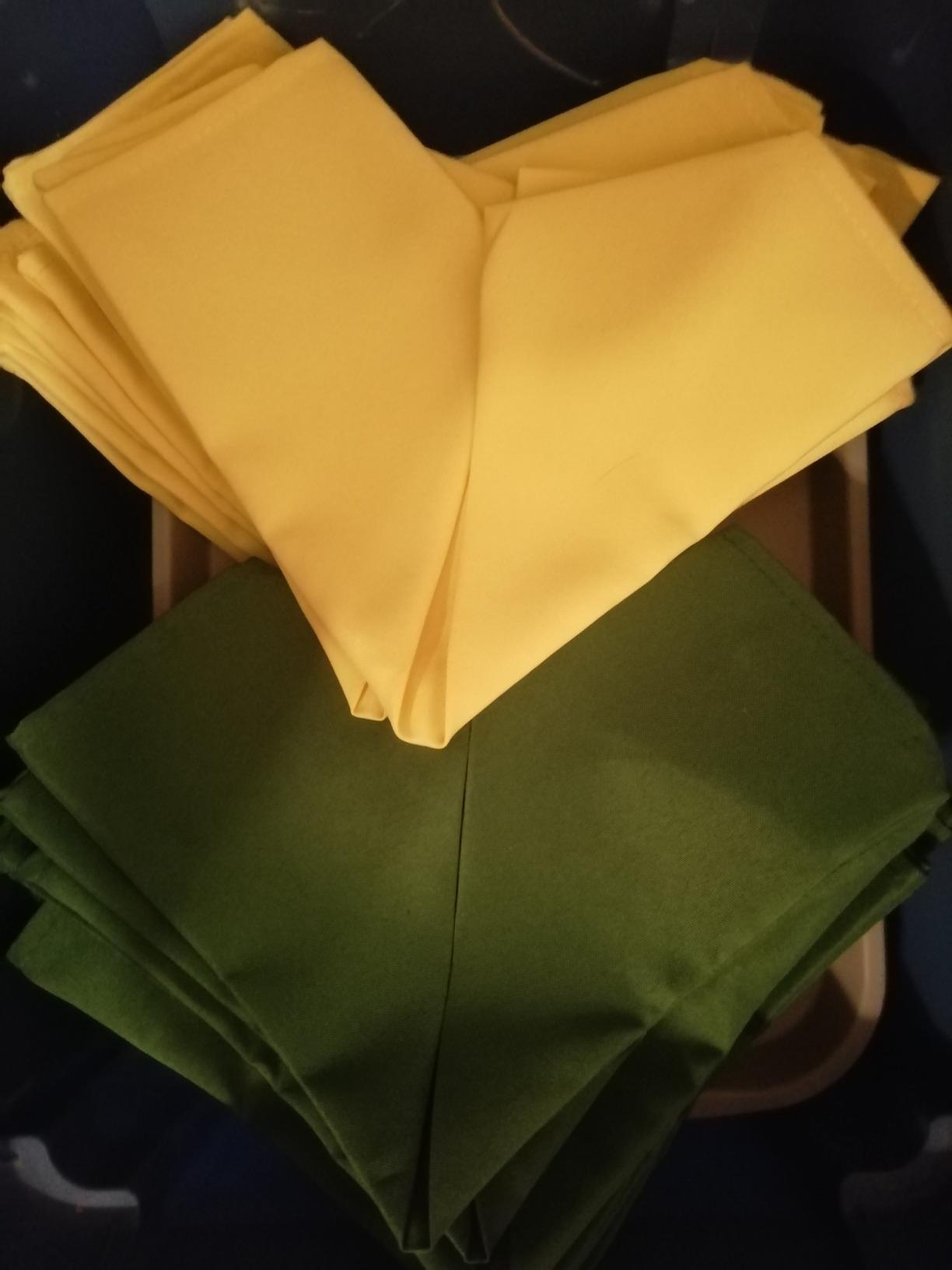 Ruvanti Lot De 6 Serviettes De Table Réutilisables En Polycoton Pour Fêtes, Noël, Thanksgiving, Mariages - 45,7 X 45,7 Cm - Bleu Nuit