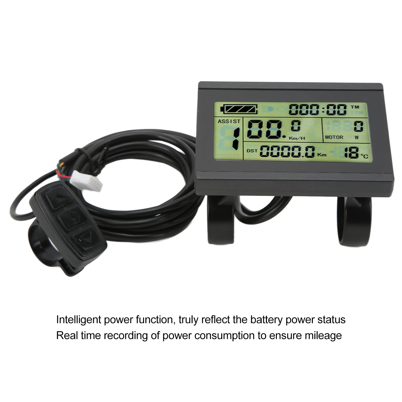 Display per bici elettrica, display LCD3 con connettore per computer da ciclismo, controller KT per ciclisti, pendolari e appassionati di fitness