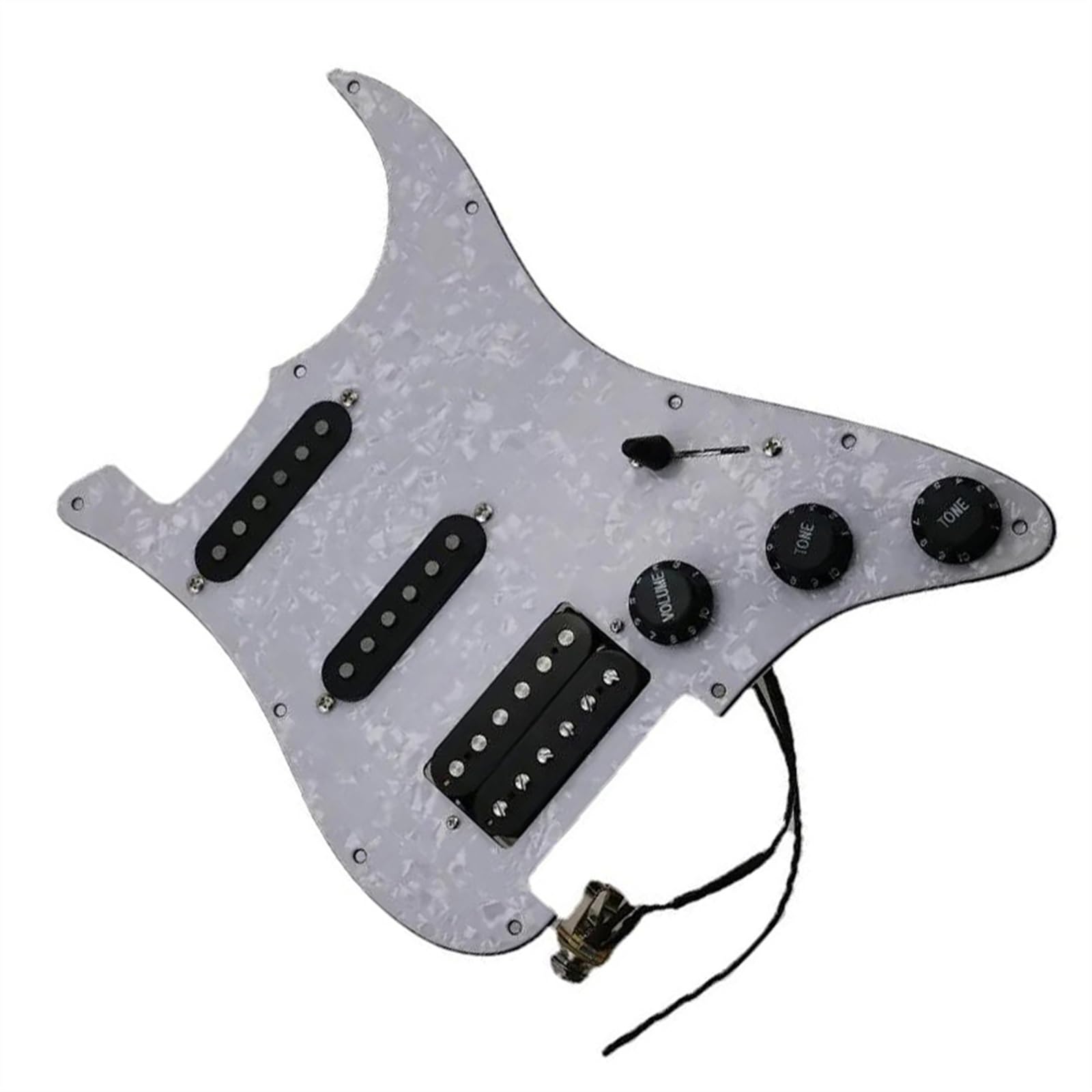 Pickup Del Battipenna Pickup durevoli per battipenna per chitarra elettrica a 7 vie tipo SSH Style completamente caricato