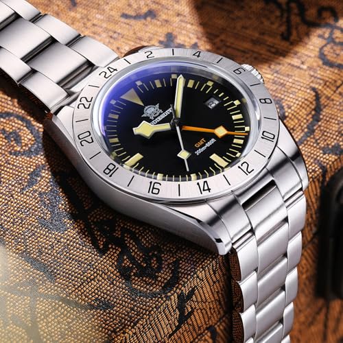 Montre à quartz pour homme ADDIESDIVE AD2036 cadran noir élégant style décontracté - 5