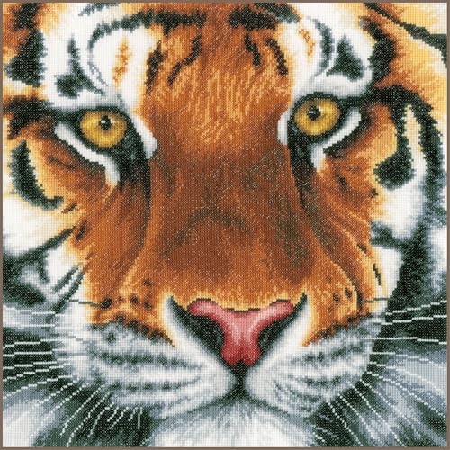 Lanarte Counted Cross Stitch Kit: Tiger...