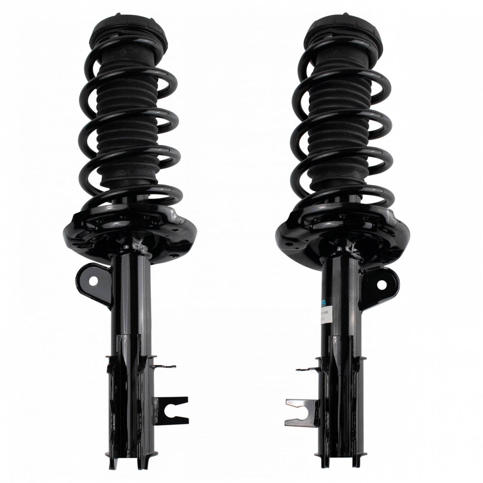 TRQ Front Driver and Passenger Side Strut and Spring Assembly Set Loaded