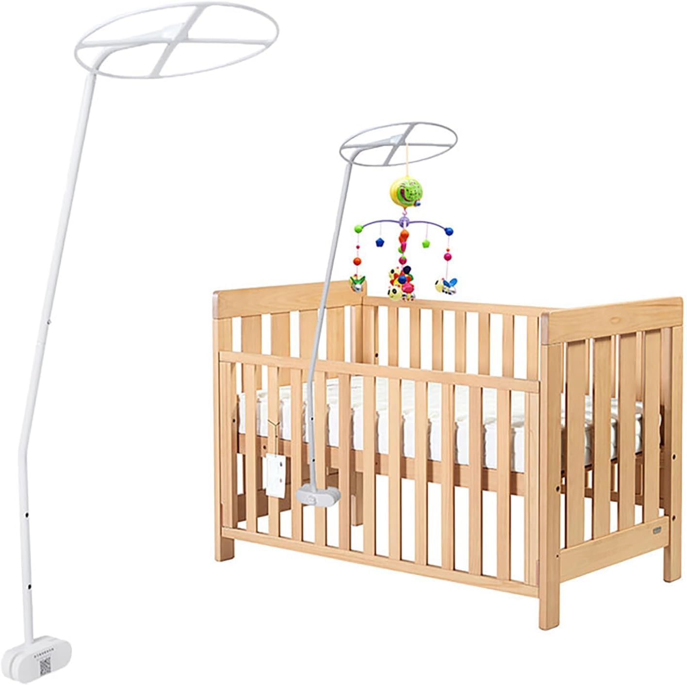 Moskitonetz-Ständer Set Verstellbar Clip On Krippe Baldachin Halter Rack Unterstützung Zubehör
