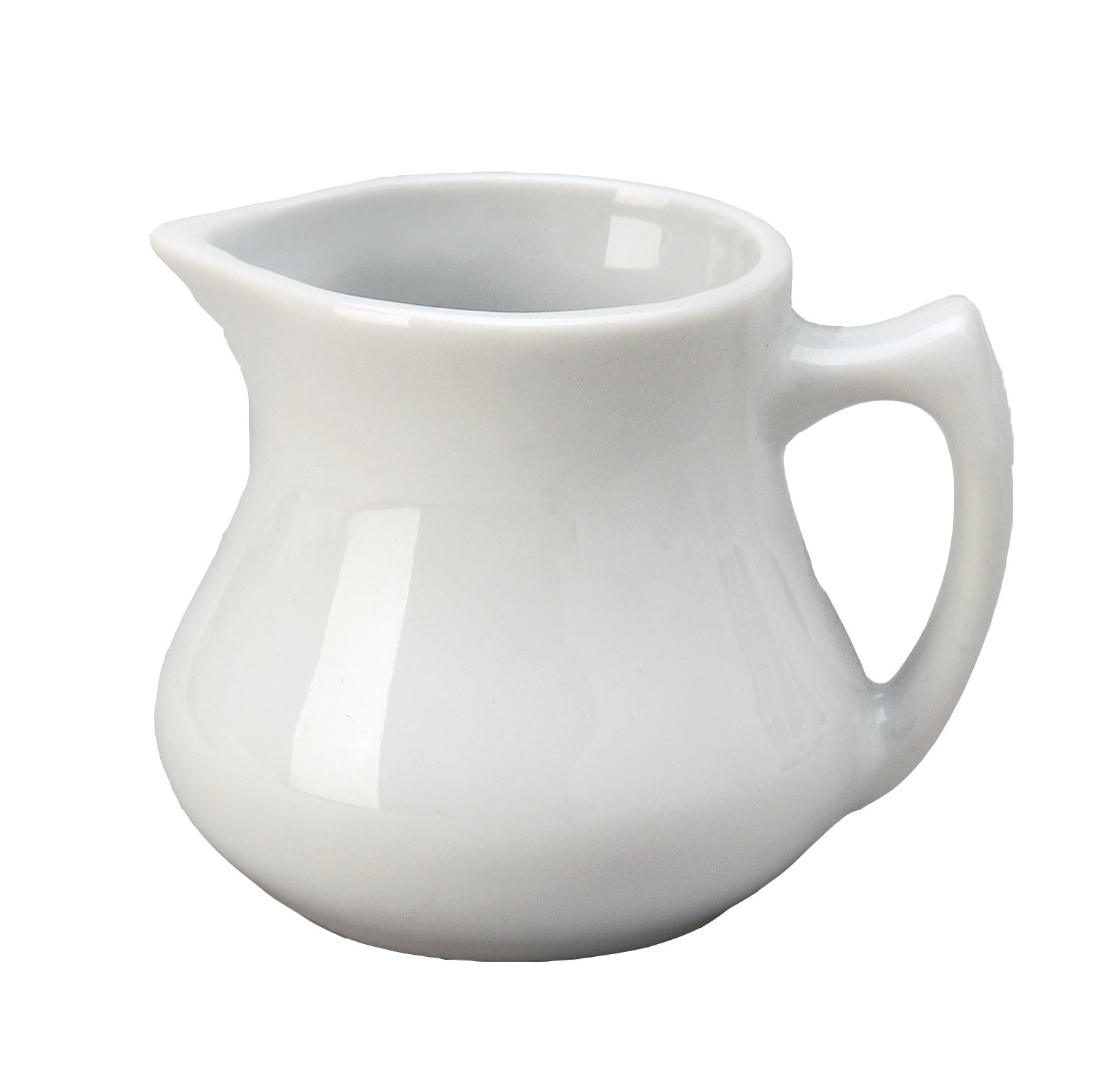 Argyle and Catalina Creamer by Vertex China – 4.0 ounces, Porcelain, Porcelain White, Pack of 36, Model CRE-4-P