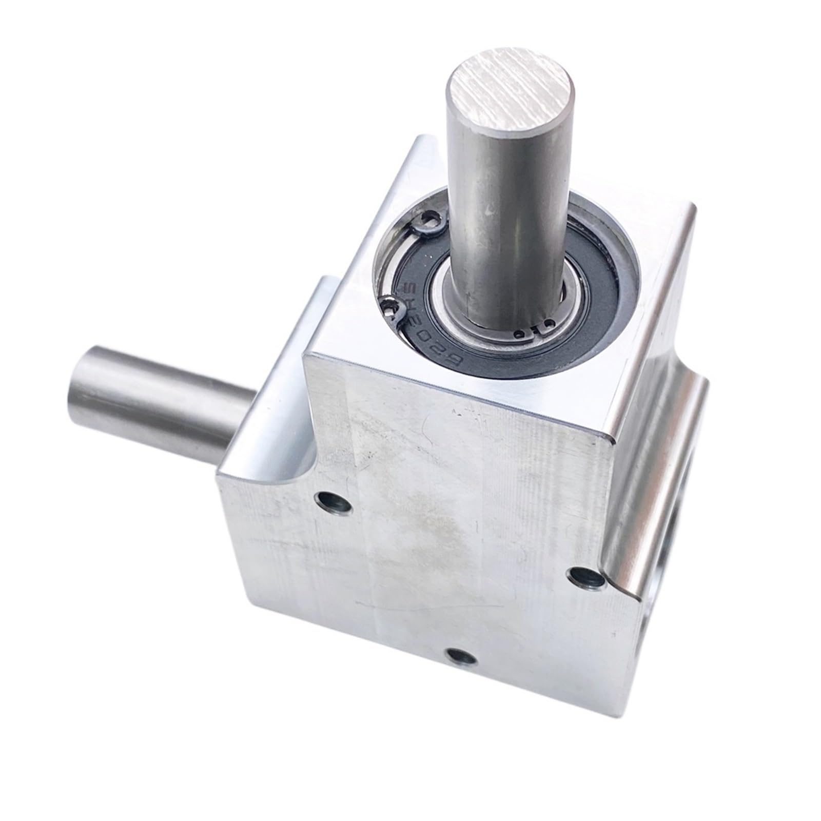 Reductor de engranaje dirección con accionamiento angular, eje salida doble/simple aluminio 1:1, 15 mm, 1,5, 19 dientes, 20 kg, 2000 rpm | Dual output shaft