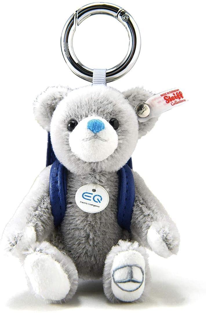 Amazon.co.jp: EQ by Mercedes Benz Steiff Key Cover Blue Teddy Bear 