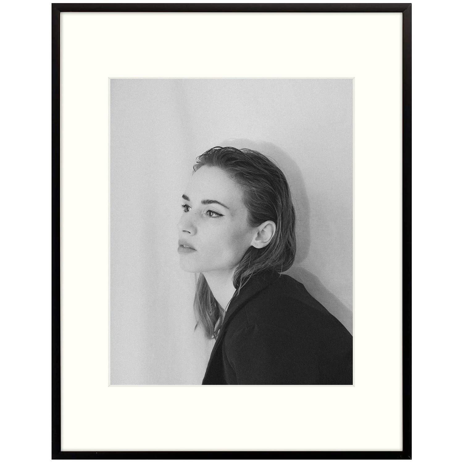 (SIMILAR ITEM) Golden State Art, 11x14 Aluminum Photo Frame with Ivory Mat for 8x10 Pictures - Sawtooth Hangers, Spring Clips - Wall Mounting - Real Glass - Metal Frame (Black, 1-Pack)