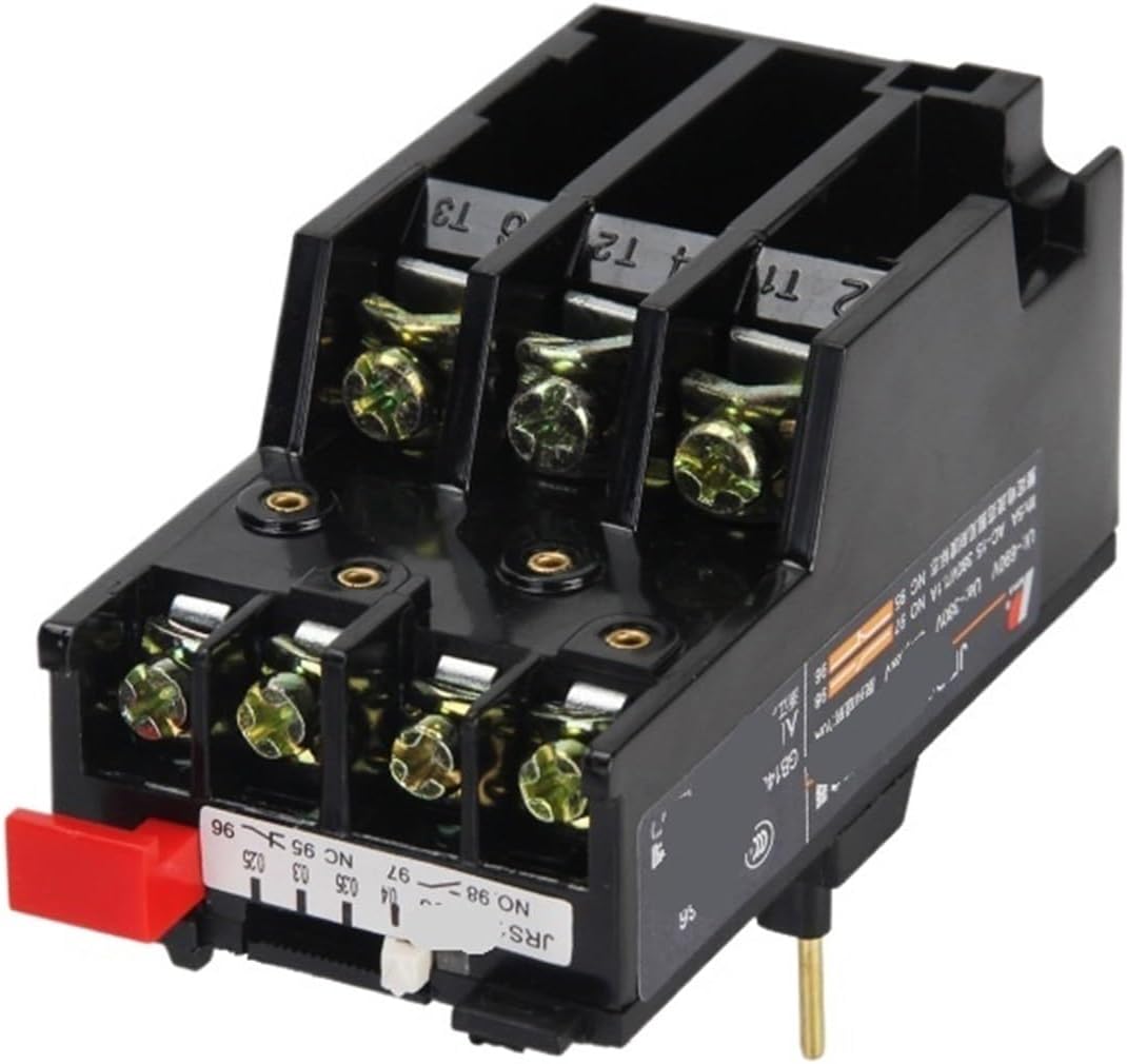 JRS1-09~25 Thermal Overload Relay JRS11.6-2.5A, JRS12.5-4.0A, JRS14.0-6.0A, JRS15.5-8.0A, JRS17.0-10A, JRS110-13A, JRS113-18A, JRS118-25A(Size:JRS11.6-2.5A)