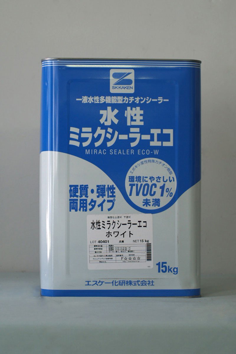 Amazon | エスケー 水性ミラクシーラーエコ ホワイト 15kg | プライマー