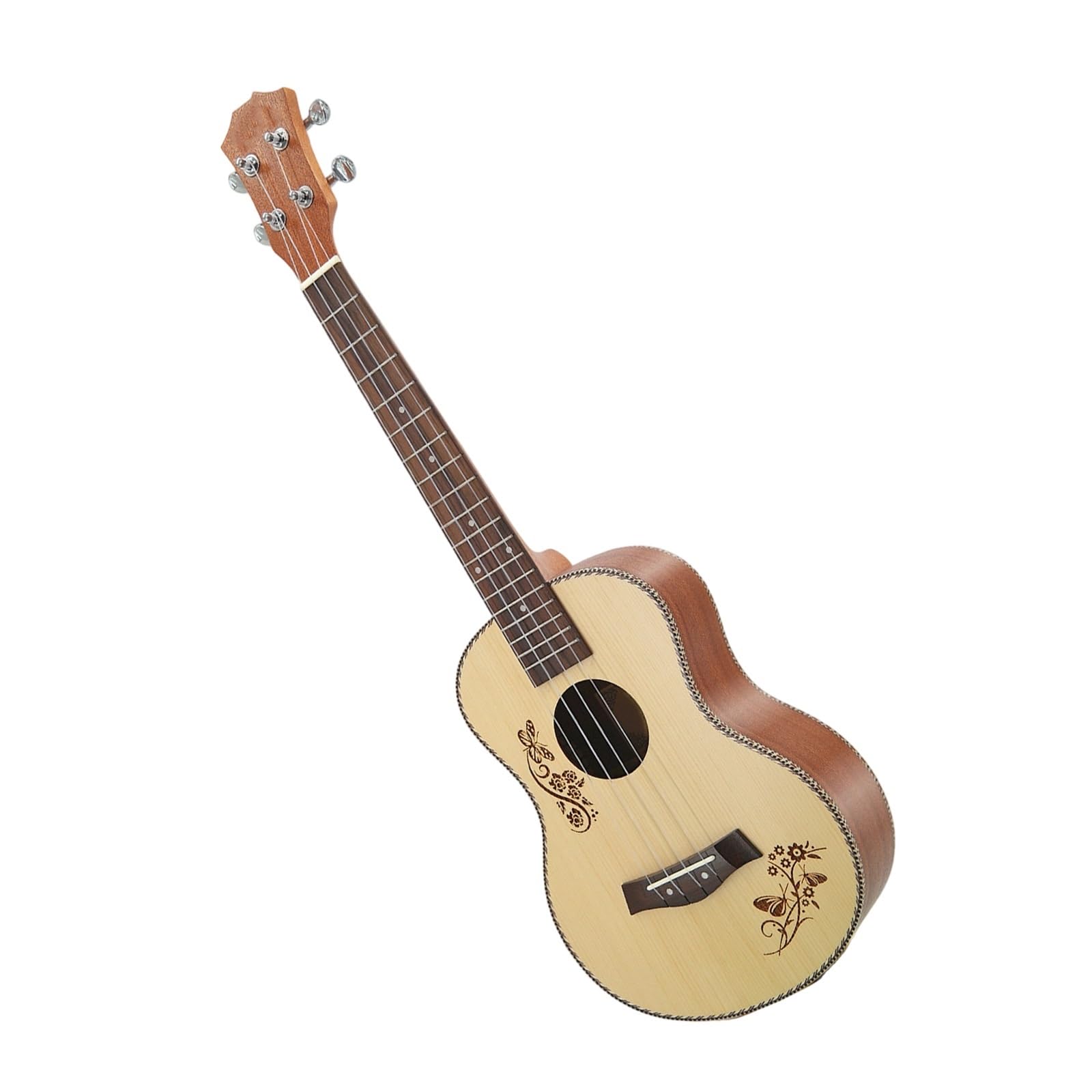 Strumento Musicale Professionale Per Chitarra A Quattro Corde Ukulele In Legno Di Abete Rosso Da 26 Pollici Ukulele