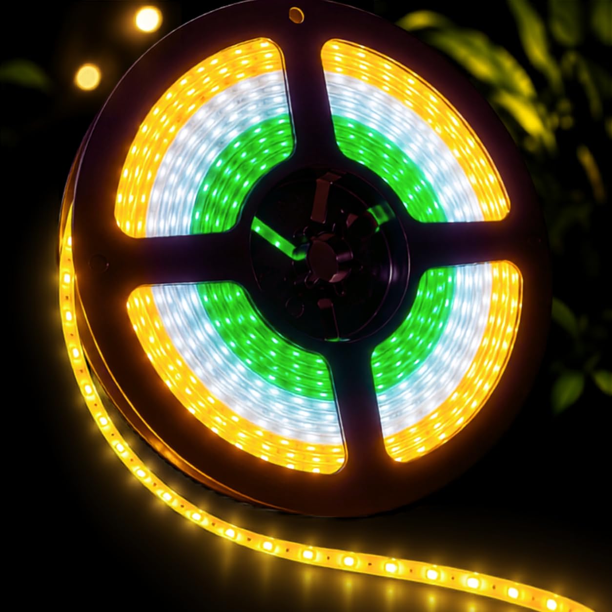 Instapower Indian Flag Tiranga LED | Tricolor LED Rope Light | Waterproof IP65 Plug-and-Play Setup (6 Meter) | Color-Orange, White, Green-image-18