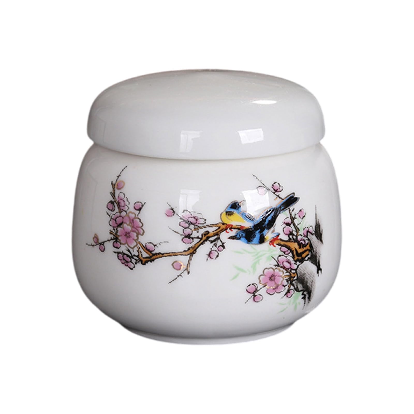 Hsioluted Ceramic Coffee Canister Leak-Proof Compact Design for Travel Kitchen Storage Ceramic Jar
