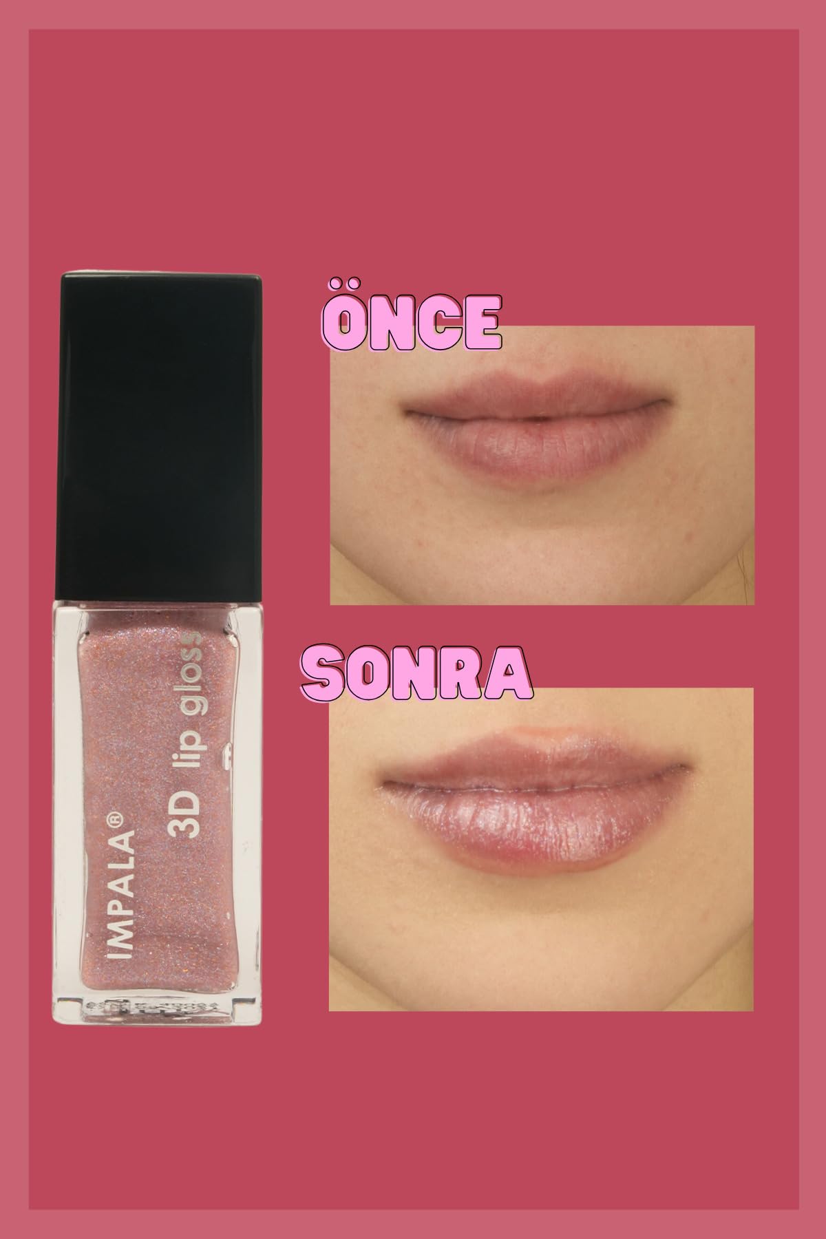 Impala 3D Lip Gloss Dudak Parlatıcı No:107