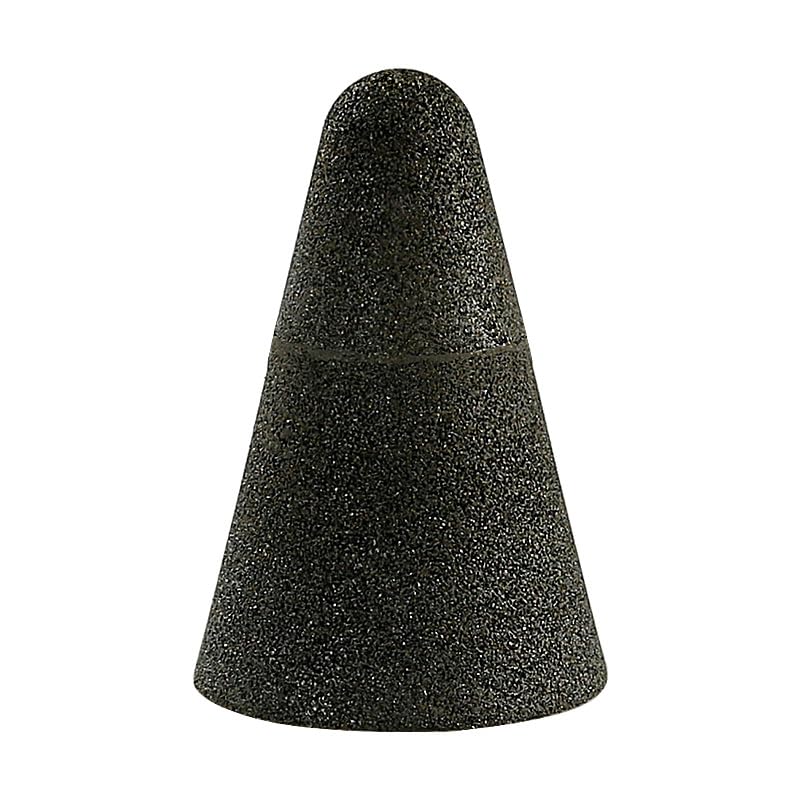 LOZLIN 3PCS Drum Sander Set 60# 100# 180# Cylindrical Diamond Grinding Wheel Polishing Head Abrasive Sanding Grit Angle Grinder Grinding Heads Matching Extensions (Conical)