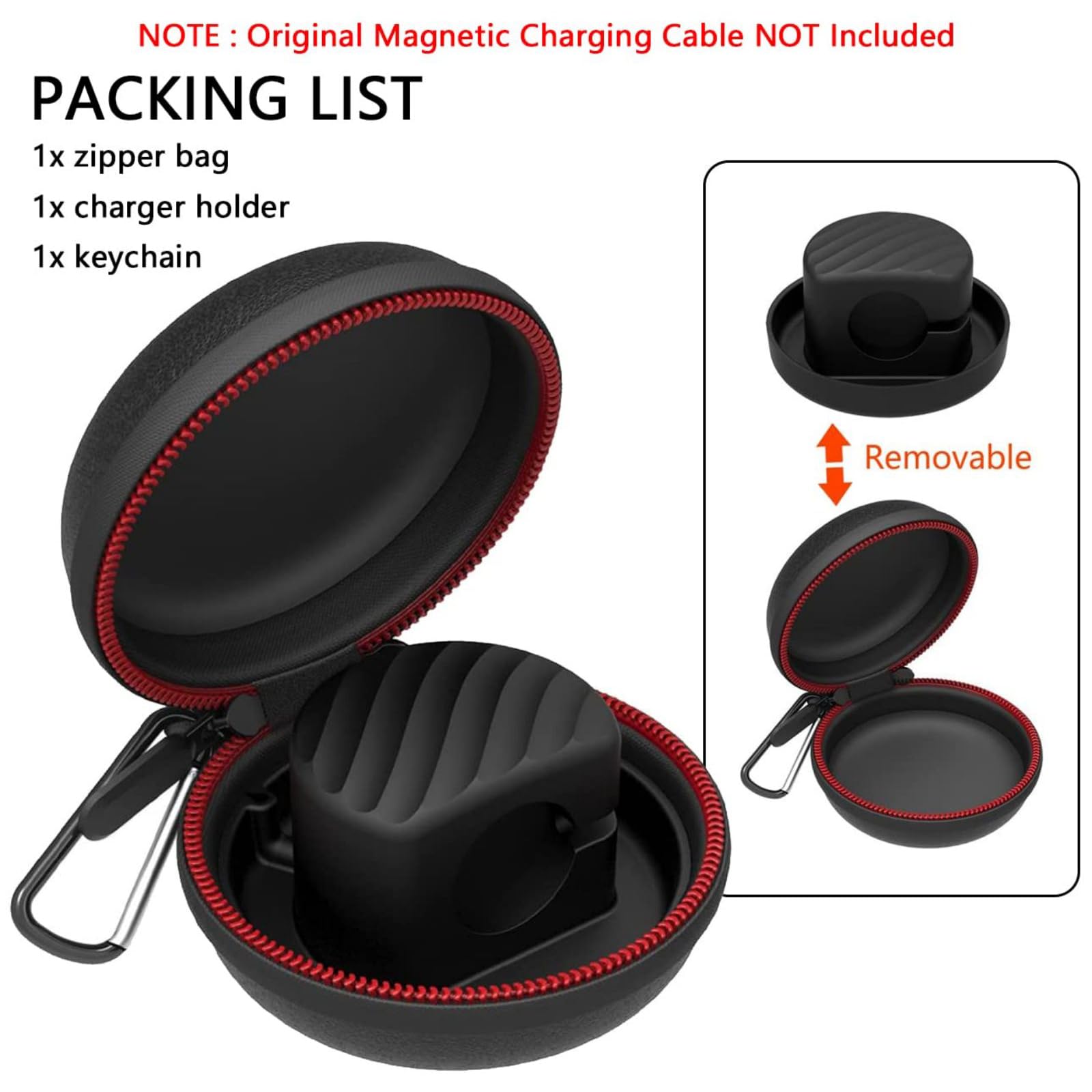 Pour Apple montre station de recharge Cradle support support de charge pour Apple montre Série 3/Série Série 2/1/Nike +/42 mm/38 mm noir